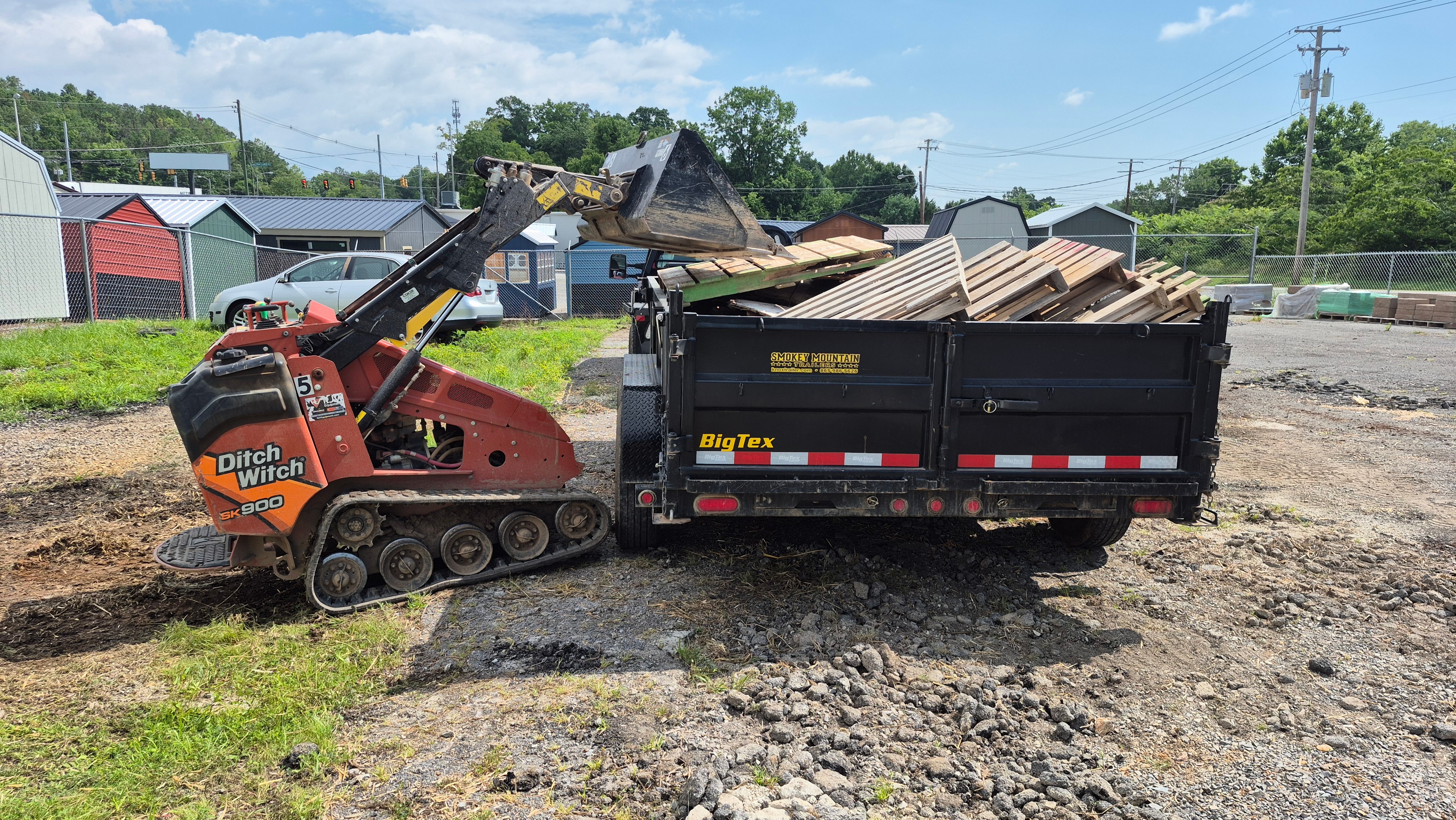 Shed and outbuilding removal